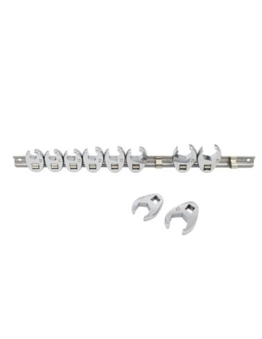 KIT LLAVES PIES DE GALLO 3/8 10PZS