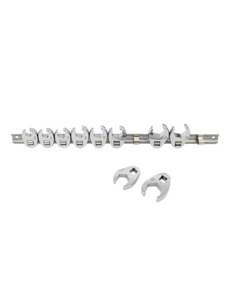 KIT LLAVES PIES DE GALLO 3/8 10PZS