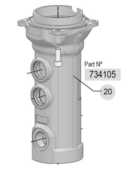 CUERPO BOMBA PM4-3,1/SS