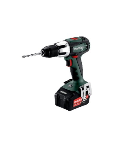 SB 18 LT Taladro atornillador de percusión de batería/18V 2x Ion de litio Cargador ASC 55 metaBOX 145