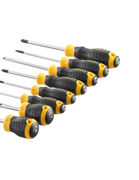 Juego de 8 destornilladores Cushion Grip: Plana y Phillips