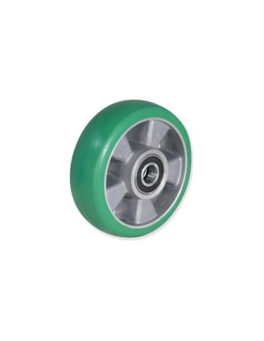 AEB - Núcleo de Aluminio color gris - Banda de Poliuretano el˜tisco (Elasthane) color verde Balonada | 16-40/88 200 AEBB5