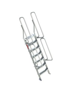 SG60 | Escalera de aluminio fija para entreplantas y altillos | Inclinación 60