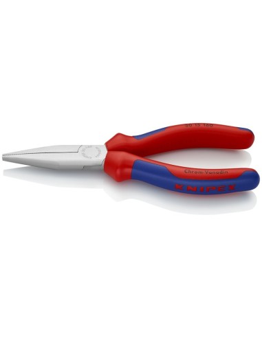 Alicate de boca larga con fundas multicomponentes cromado 160 mm KNIPEX 30 15 160
