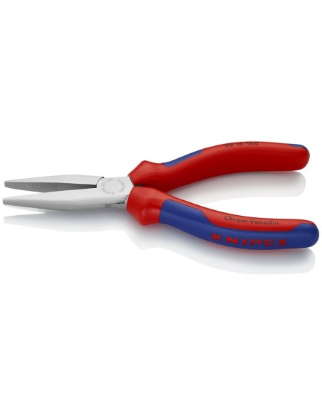 Alicate de boca larga con fundas multicomponentes cromado 160 mm KNIPEX 30 15 160