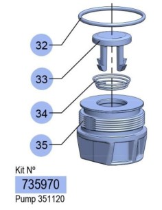 KIT VÁLVULA DE PIE PM2-1,1/S-ND