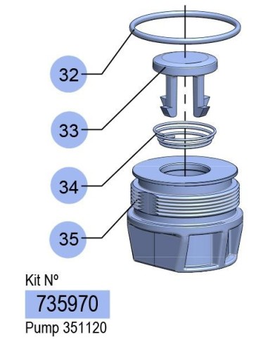 KIT VÁLVULA DE PIE PM2-1,1/S-ND
