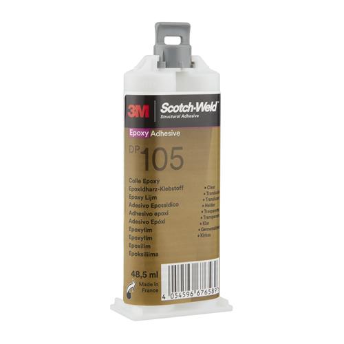 3M™ 7100200485 Scotch-Weld™ Adhesivo epoxi DP105, Transparente, 48.5 ml 3M-7100200485 | SPRAYS ADHESIVOS
