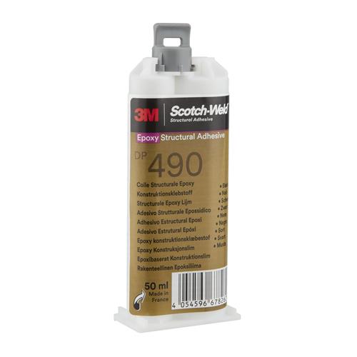 3M™ 7000080159 Scotch-Weld™ Adhesivo epoxi DP490, Negro, 400 ml, 6 por caja 3M-7000080159 | SPRAYS ADHESIVOS