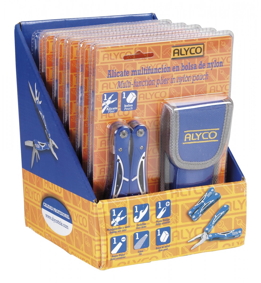 ALYCO 101260 Alicate multifunción en bolsa de nylon ALY-101260 | ALICATES