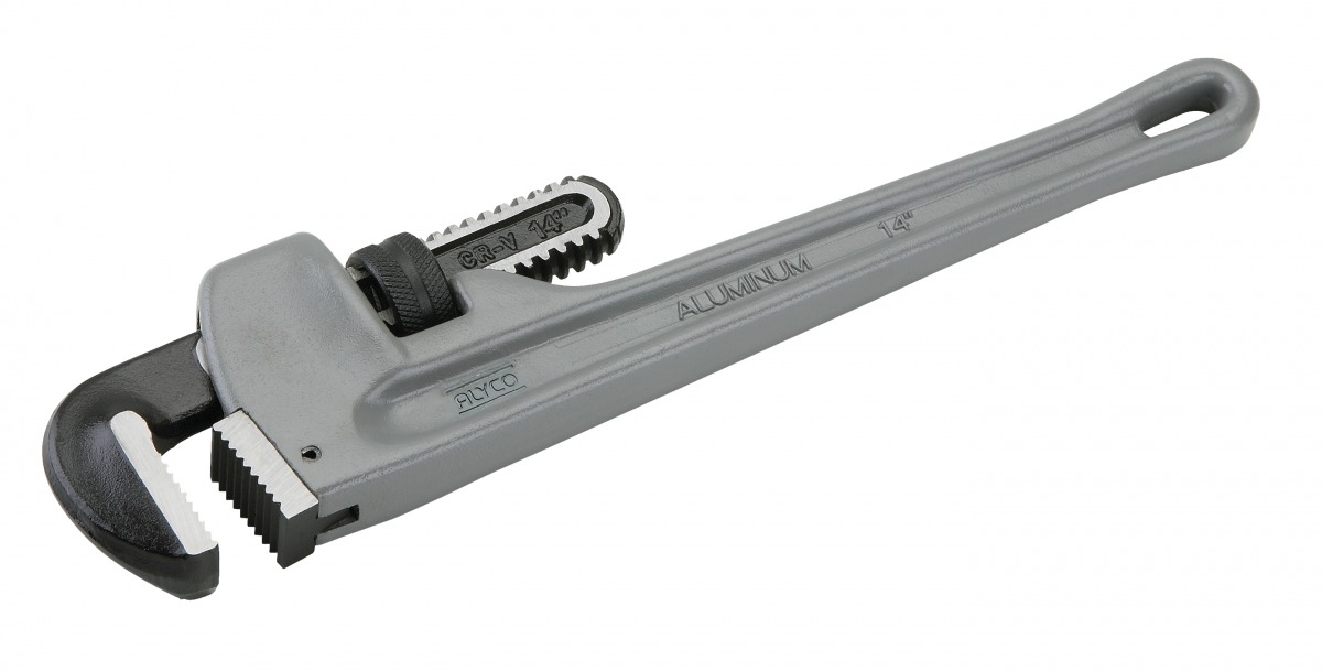 Alyco 111410 llave stillson de aluminio reforzada ALY-111410 | LLAVES