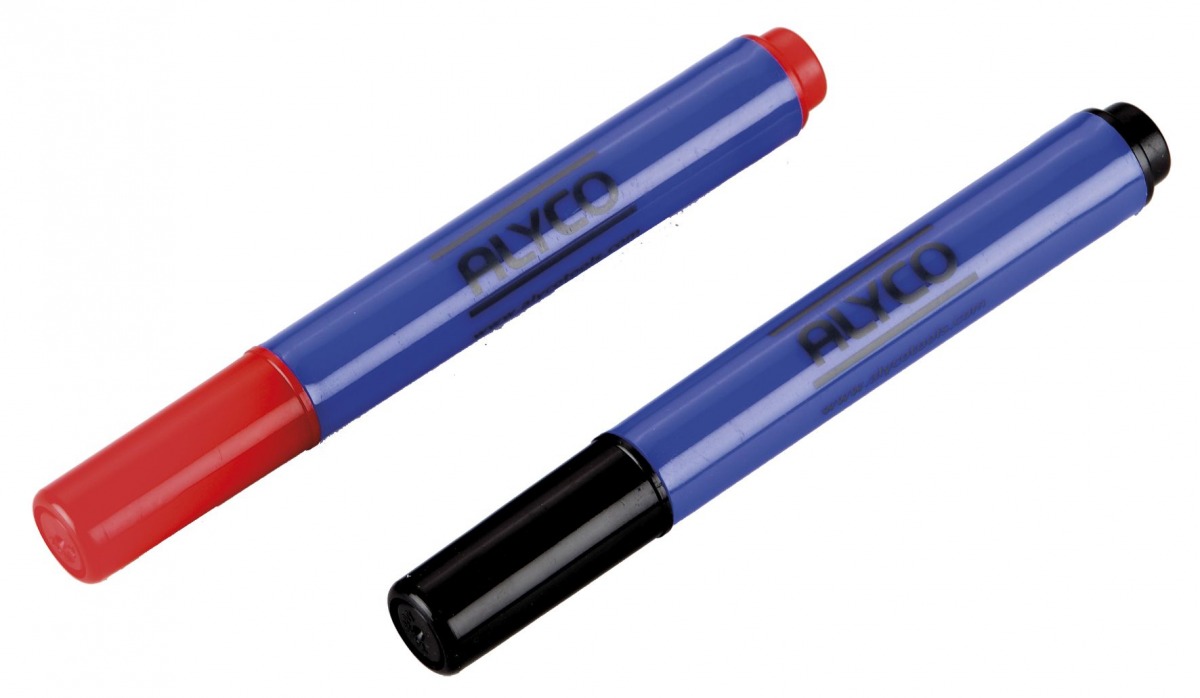 Alyco 149081 rotulador rojo punta fina ALY-149081 | MARCADORES