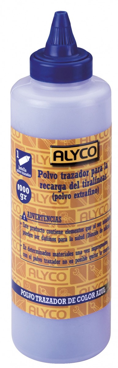 ALYCO 196200 Bidon polvo trazador color azulete 1000 gr. ALY-196200 | TIRALINEAS