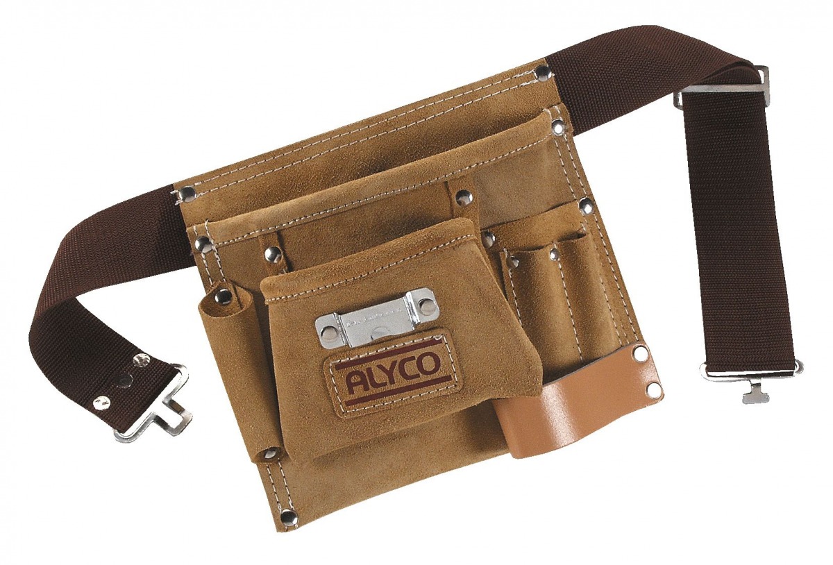 Alyco 196894 bolsa individual de cuero con cinturón ALY-196894 | MALETAS PORTAHERRAMIENTAS