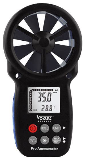 Anemómetro electrónico digital (Medidor velocidad viento) VOG-641205 | ANEMOMETROS