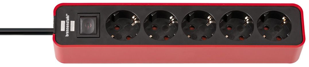 Base de tomas múltiples Ecolor roja/ negra con diseño compacto BRE-1153230070 | BASES MÚLTIPLES 3