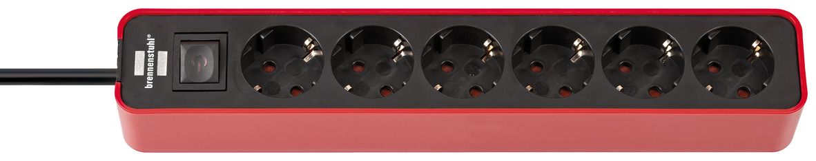 Base de tomas múltiples Ecolor roja/ negra con diseño compacto BRE-1153230070 | BASES MÚLTIPLES 6