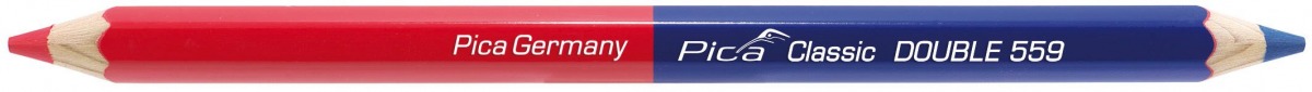 Caja con 10 lápices de doble punta roja y azul Classic DOUBLE 559 PIA-559-10 | MARCADORES