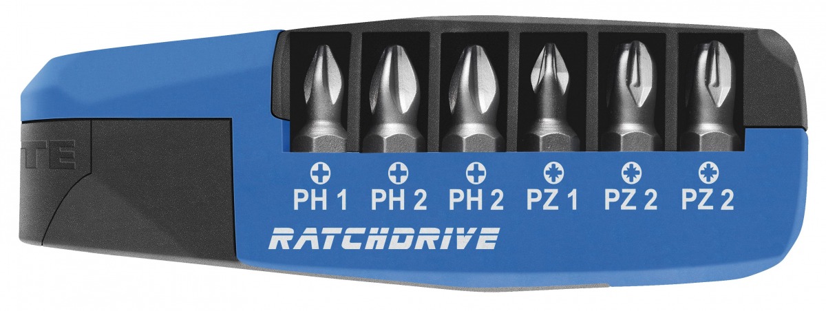 Caja de puntas con carraca Ratchdrive WIT-25101 | PUNTAS