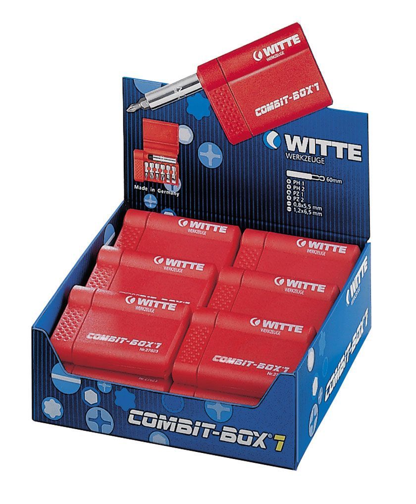 Caja de puntas de atornillar COMBIT-BOX 7 WIT-27625 | PUNTAS