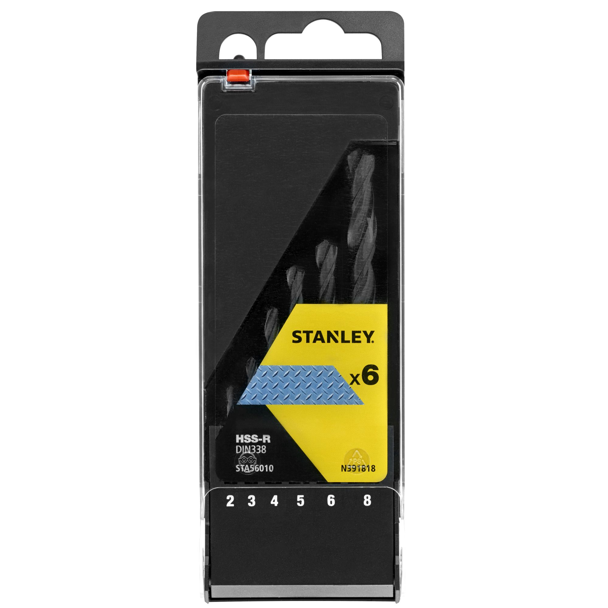 Cassette con 6 brocas HSS-R para metal SBD-STA56010-QZ | BROCAS