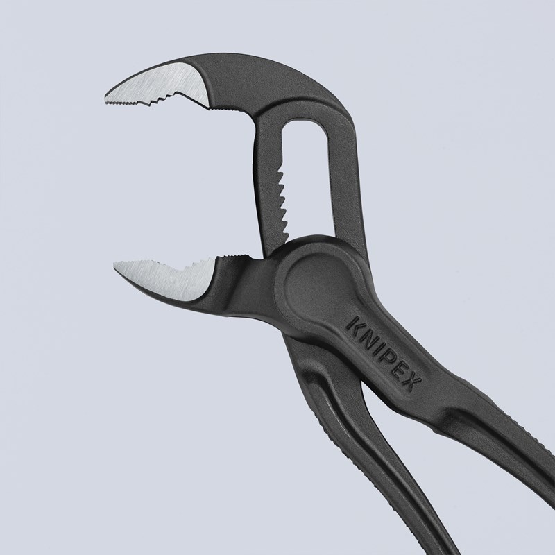 Cobra® XS Tenaza de agarre superficie rugosa y en relieve gris atramentado 100 mm KNIPEX 87 00 100 KNI-87 00 100 | TENAZAS