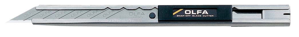 Cúter de bloqueo automático con mango de acero inoxidable y cuchilla de ángulo de corte 30º  SAC-1 OLF-SAC-1 | CUTTERS