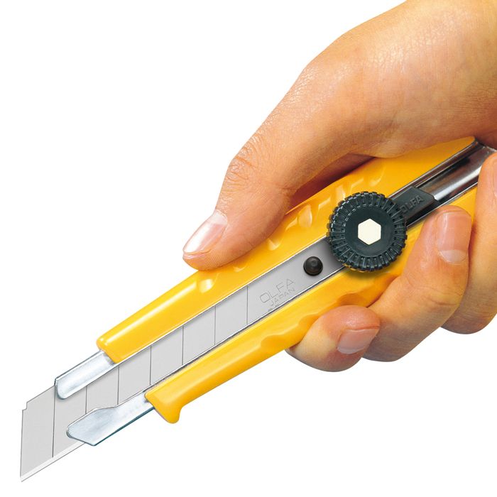 Cúter de bloqueo manual con mango ergonómico L-1 OLF-L-1 | CUTTERS