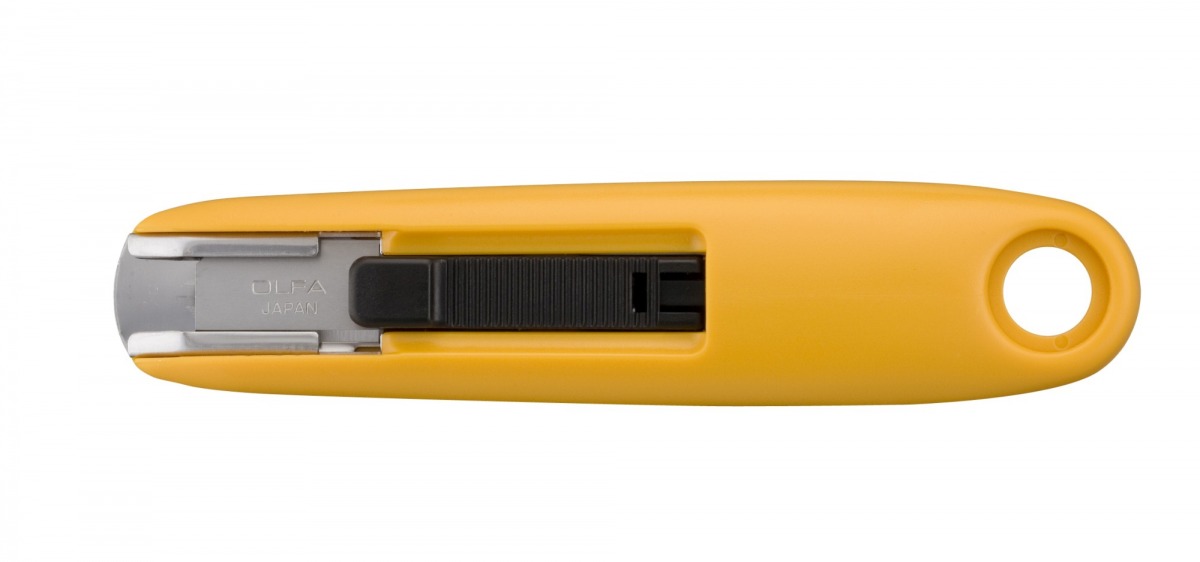 OLFA SK-7/24 - Cutter de seguridad con cuchilla trapezoidal de 12,5mm en  bolsa de plástico