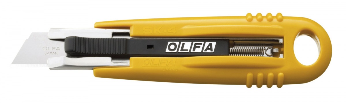Cúter de seguridad con retracción de cuchilla semi automática SK-4 OLF-SK-4/24 | CUTTERS
