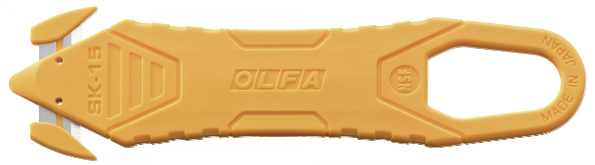 Cúter de seguridad desechable con cuchillas ocultas SK-15 en caja dispensadora OLF-SK-15/DSB | CUCHILLAS