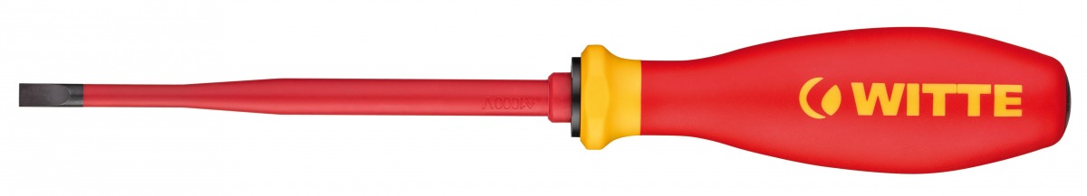 Destornillador aislado de boca plana con varilla reducida PRO VDE Slim WIT-76012 | DESTORNILLADORES
