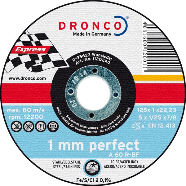 Disco de corte A 60 R Perfect Express DRO-A60R-115 | DISCOS DE CORTE