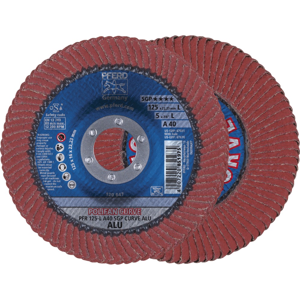 Discos de láminas lijadoras POLIFAN - A SGP CURVE ALU PFE-67689048 | DISCOS DE LÁMINAS