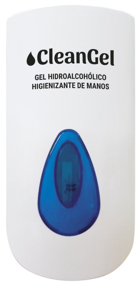 Dosificador de pared para bolsas de gel hidroalcohólico higienizante de manos CleanGel CLE-GMD0800 | QUÍMICOS
