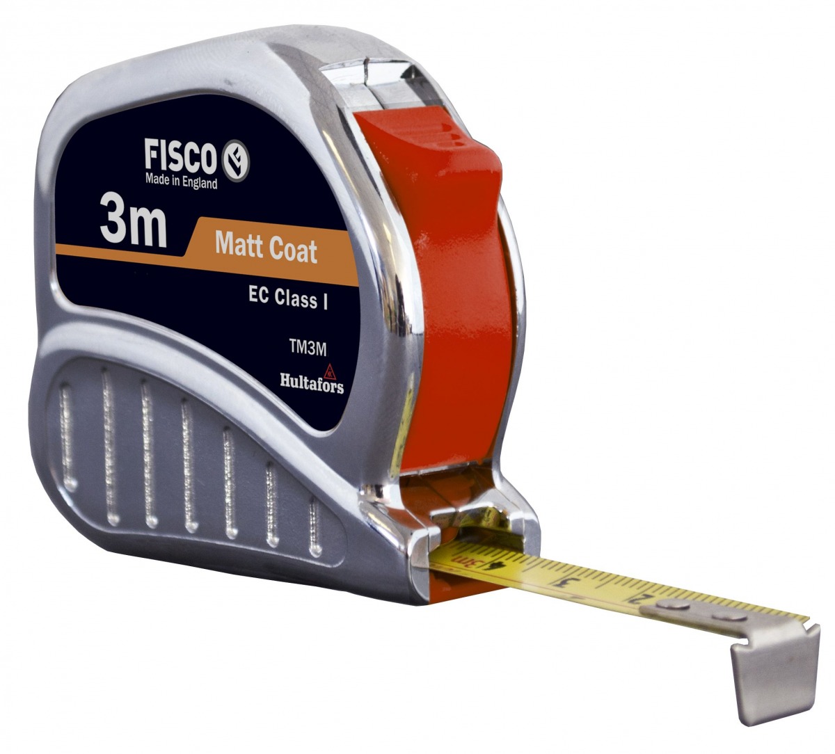 Flexómetro clase I con caja de ABS cromada TRI-MATIC FIS-TM3M | METROS