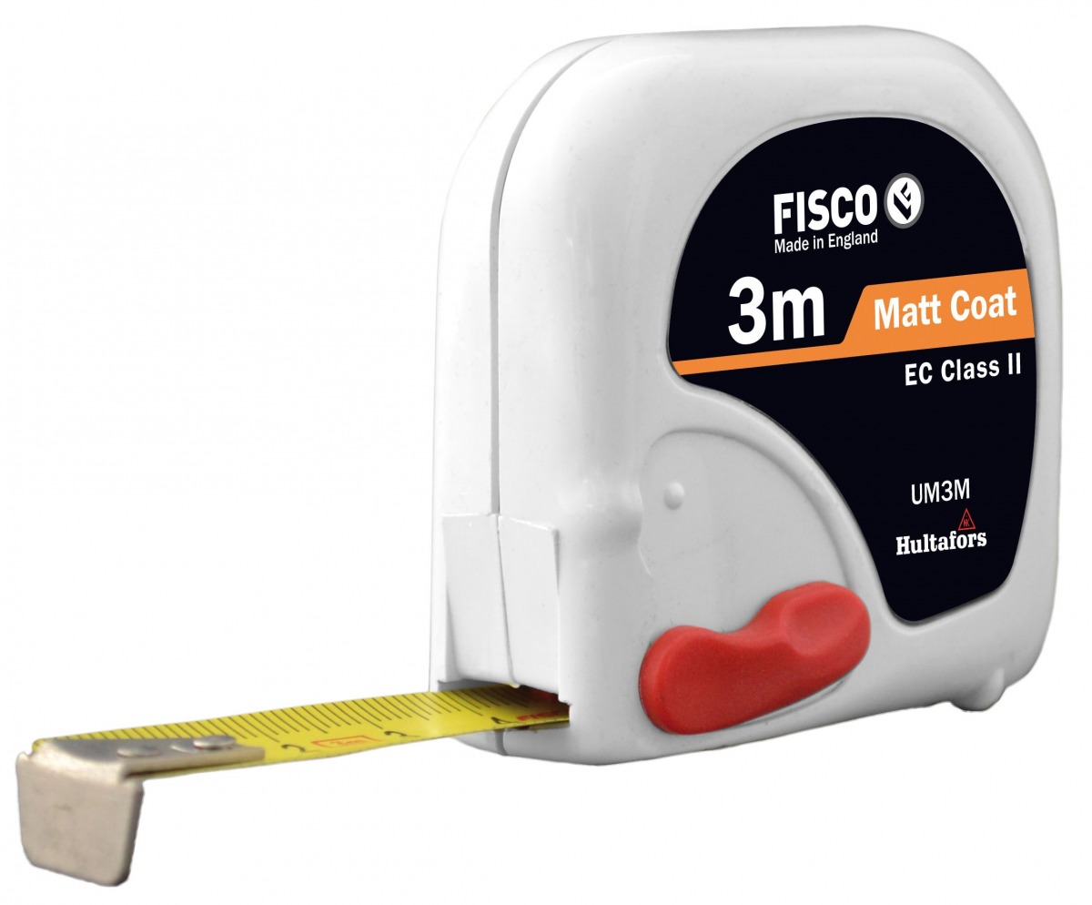 Flexómetro clase II de bolsillo con freno lateral UNI-MATIC II FIS-UM3M | METROS