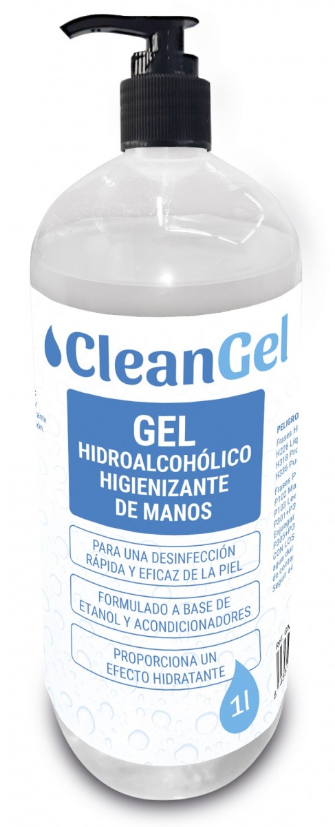 Gel hidroalcohólico higienizante de manos CleanGel CLE-GM0100 | QUÍMICOS
