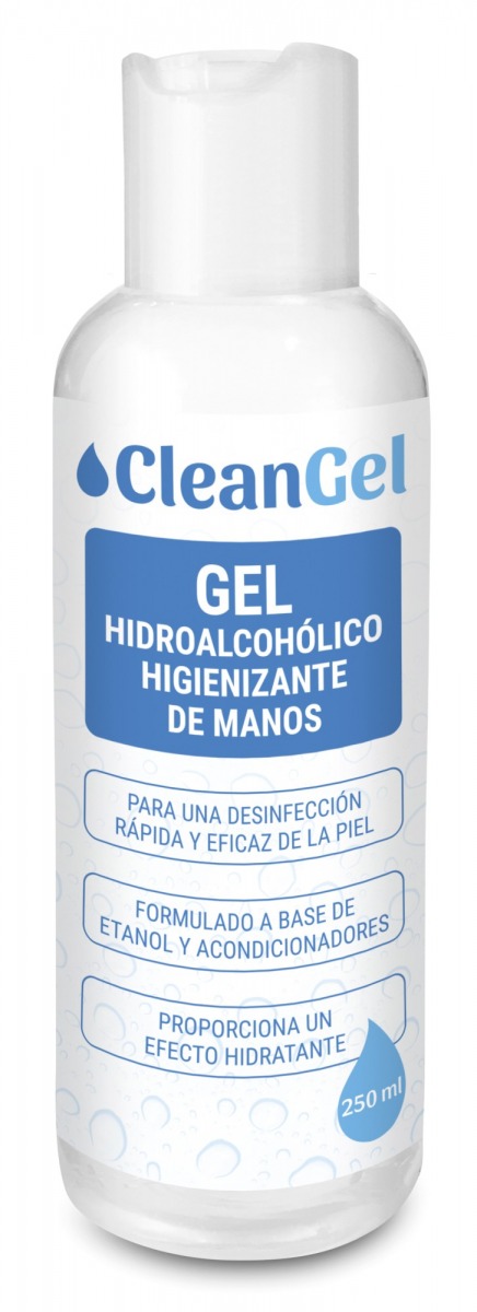 Gel hidroalcohólico higienizante de manos CleanGel CLE-GM0100 | QUÍMICOS