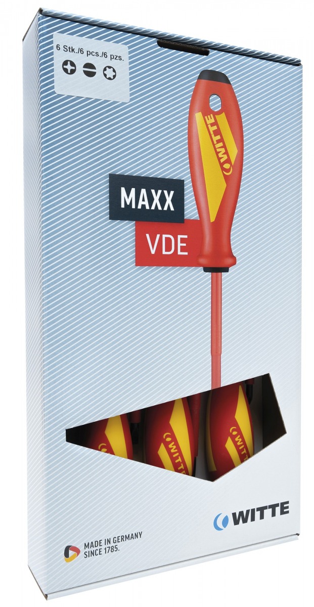 Juegos de destornilladores aislados MAXX VDE WIT-653741 | DESTORNILLADORES