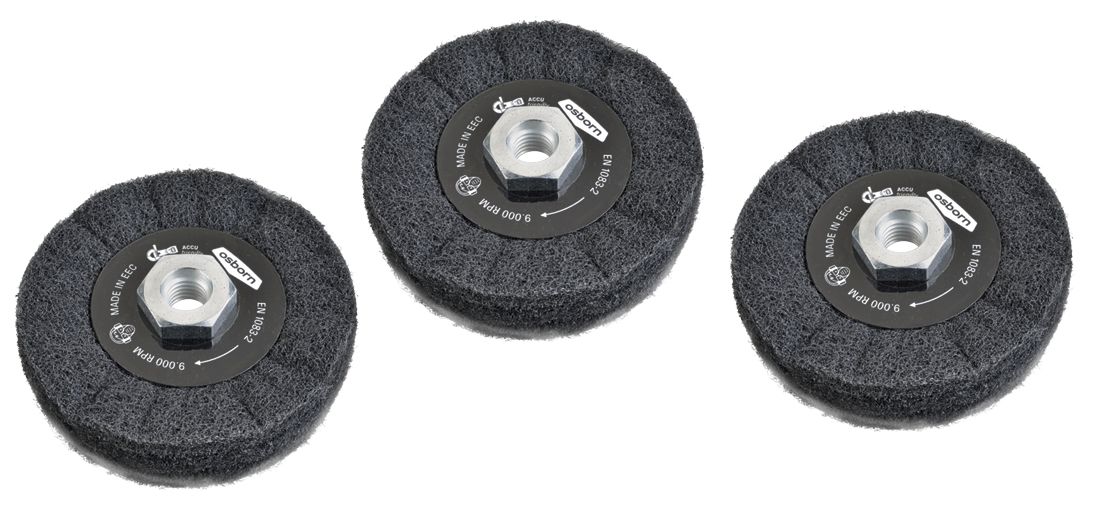 Kit ruedas fibra sin tejer para satinar - M14 OSB-7903600004 | DISCOS DE CORTE