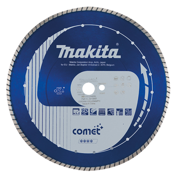 Makita B-13057 Disco de diamante COMET Banda turbo 350mm MAK-B-13057 | DISCOS DE CORTE