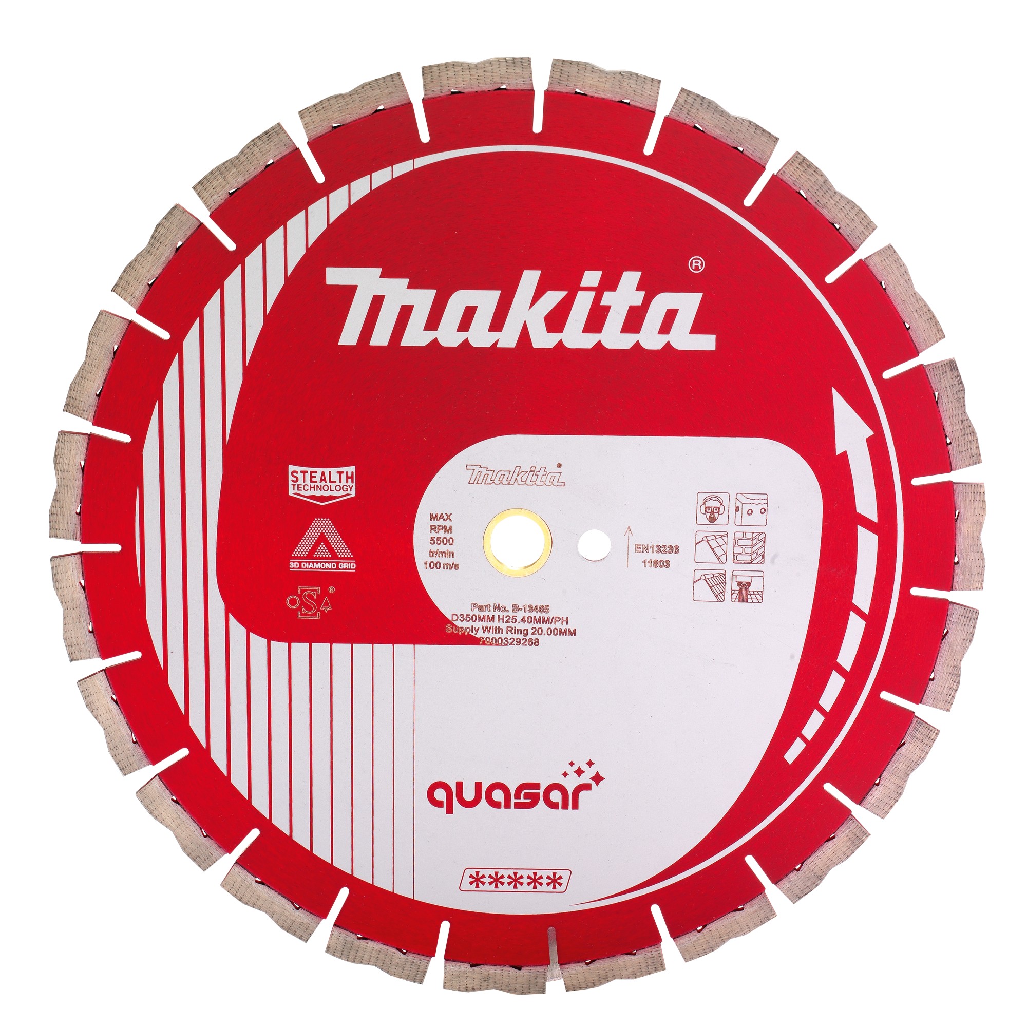 Makita B-13465 Disco de diamante 350mm MAK-B-13465 | DISCOS DE CORTE