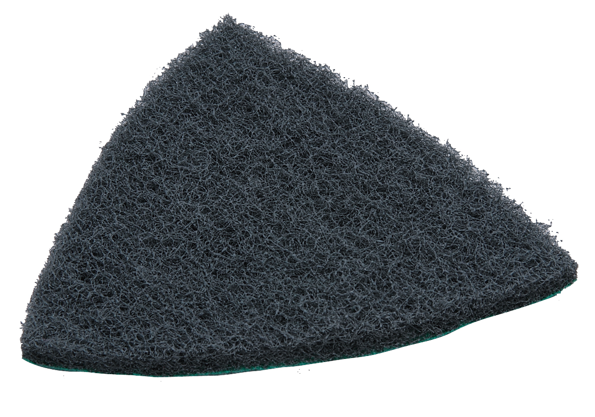 Makita B-21799 Abrasivo de lana triangular de velcro G100 MAK-B-21799 | DISCOS DE PULIDO Y LIMPIEZA