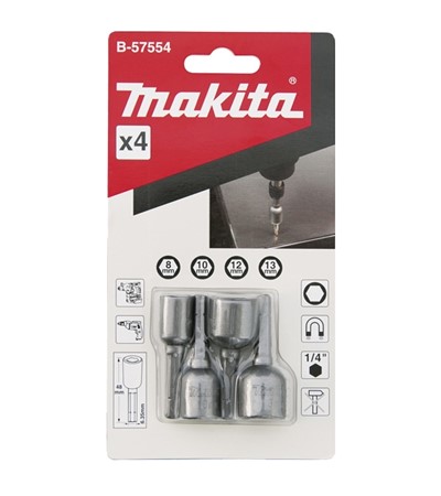 Makita B-57554 Set de llaves de paso para HR166 MAK-B-57554 | LLAVES DE VASO