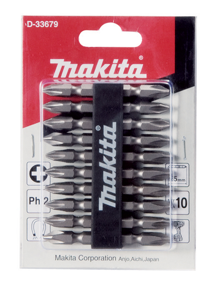Makita D-34366 Set de puntas dobles imantadas PH2 MAK-D-34366 | PUNTAS