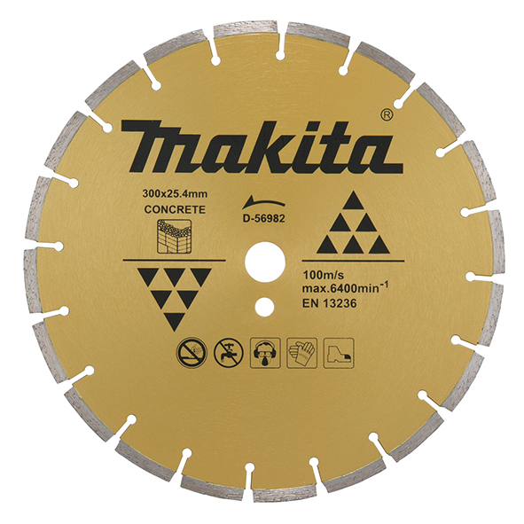 Makita D-56982 Disco de diamante DIAMAK segmentado 300mm MAK-D-56982 | DISCOS DE CORTE