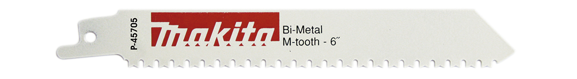Makita P-45705 Sierra de sable 150mm para metal diente en \"M\" MAK-P-45705 | HOJAS DE SIERRA