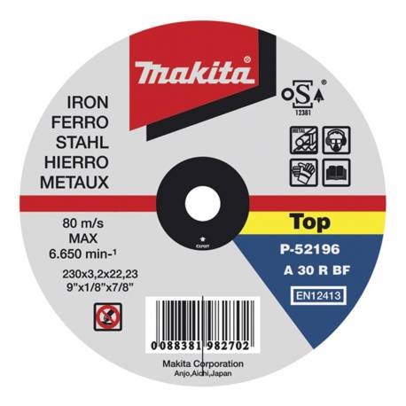 Makita P-52174 Disco de corte metal 115mm MAK-P-52174 | DISCOS DE CORTE