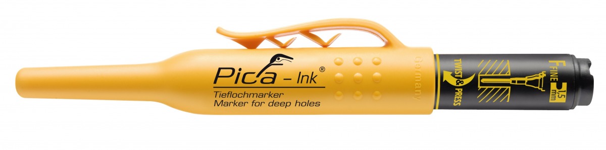Marcador permanente de tinta para agujeros profundos Pica Ink PIA-150/40 | MARCADORES